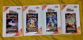 Artset de 4 Blister Pokémon Étincelles Déferlante EV8 - FR