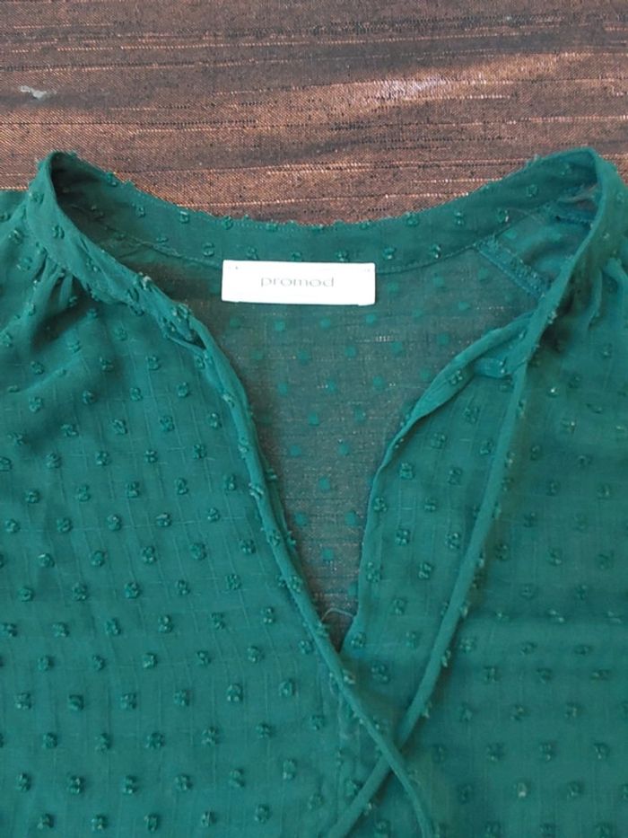 Blouse verte - photo numéro 3