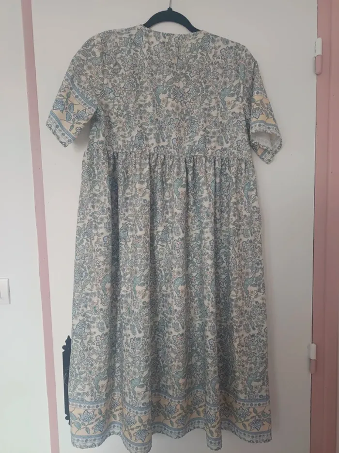 Robe longue femme fleur - photo numéro 7