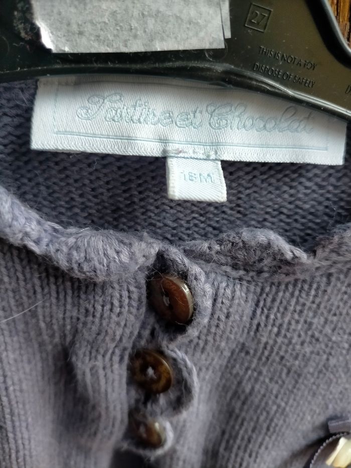 Superbe cardigan Tartine et chocolat 18 mois - photo numéro 2