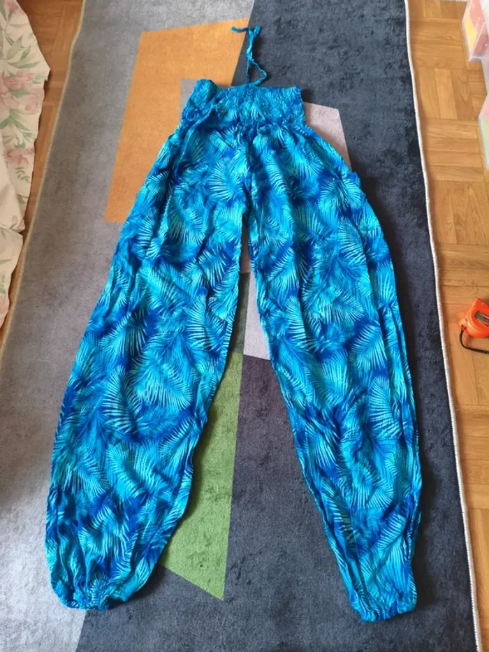 Sarouel bleu turquoise - photo numéro 6