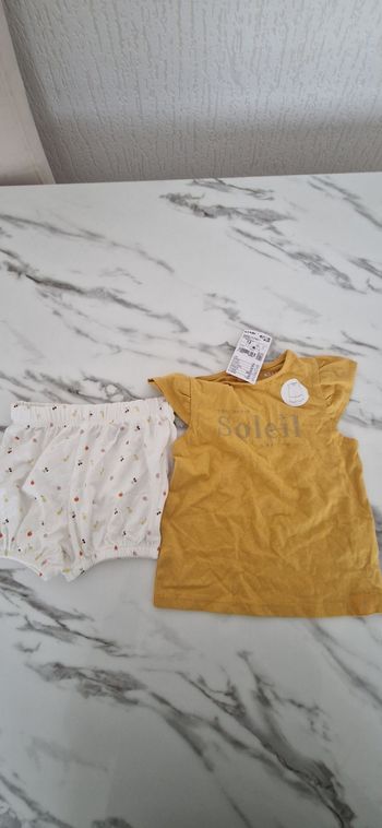 Ensemble neuf, bébé fille