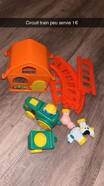 Circuit train qui avance seul