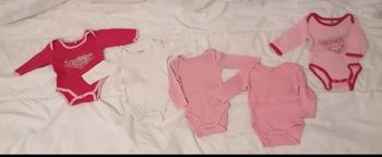 Lot bodies ML fille 3 mois 