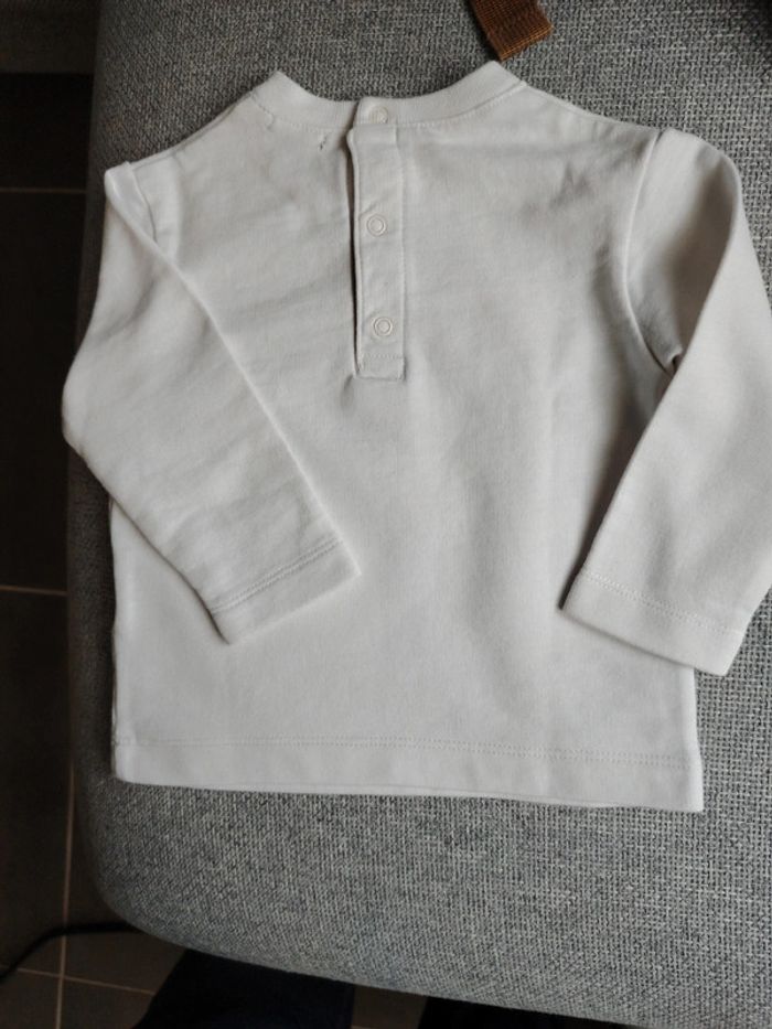 Sweat blanc 12 mois - photo numéro 3