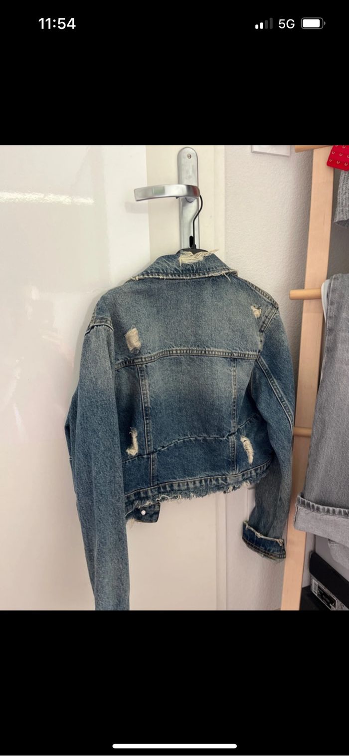 Veste en jean Zara taille S - photo numéro 5