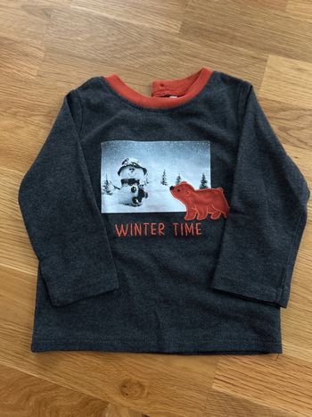 T-shirt manches longues - bébé garçon - 12 mois