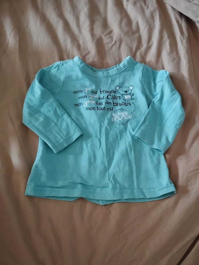 Haut manche longue 12 mois