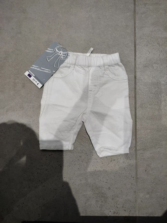 Pantalon blanc en lin