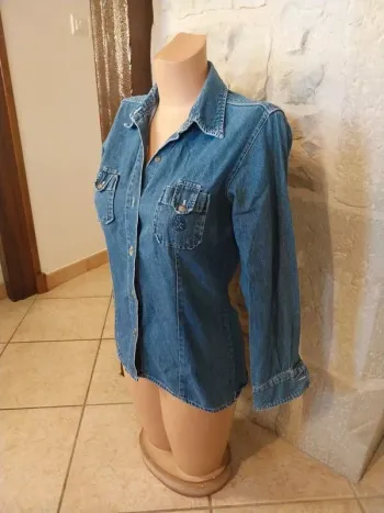 Chemise jean femme lulu castagnette taille M en tres bon etat