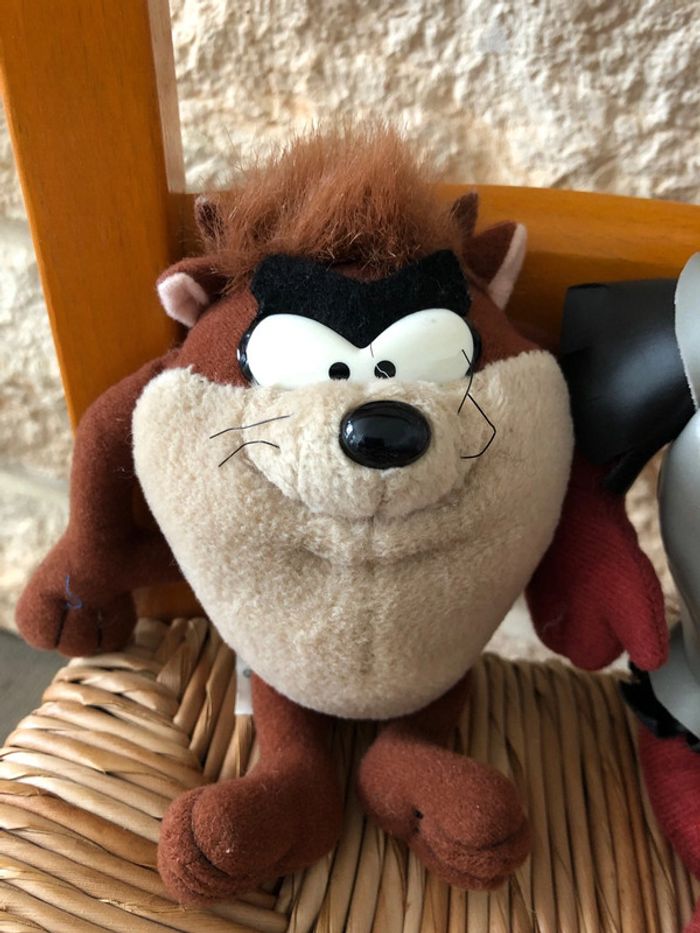 Peluches Taz looney tunes vintage - photo numéro 2