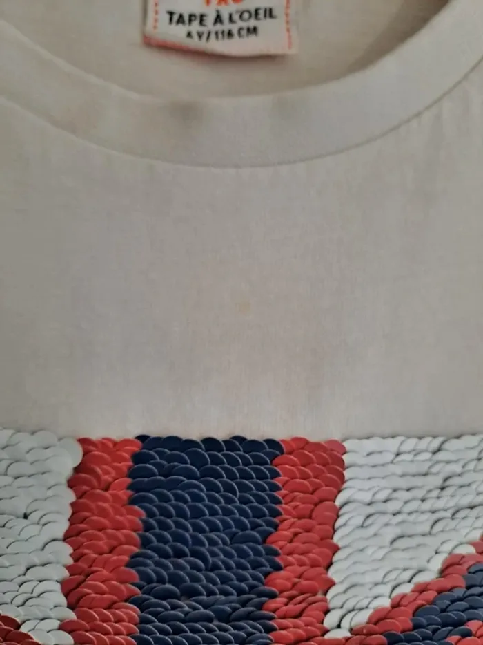 T-shirt garçon 6 ans sequins réversibles tao 1 micro tache prix mini - photo numéro 3