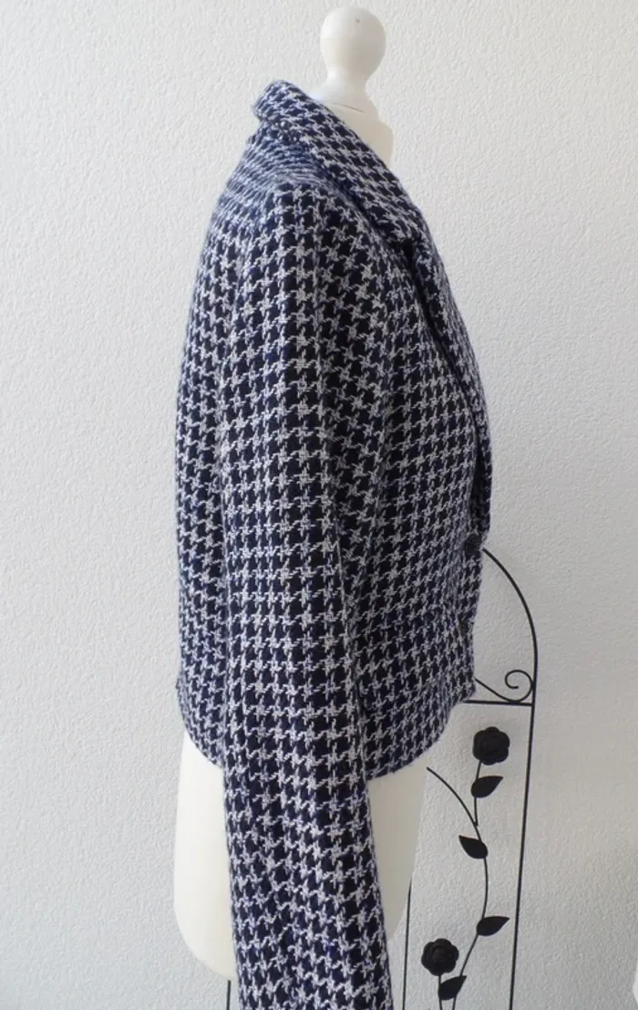 Veste-tailleur tweed chic T.36/38 - photo numéro 6
