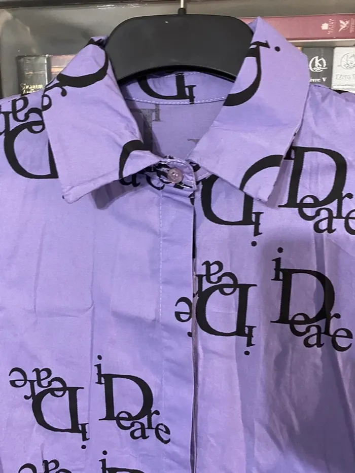 superbe tunique robe oversize mauve taille 48 neuve - photo numéro 4