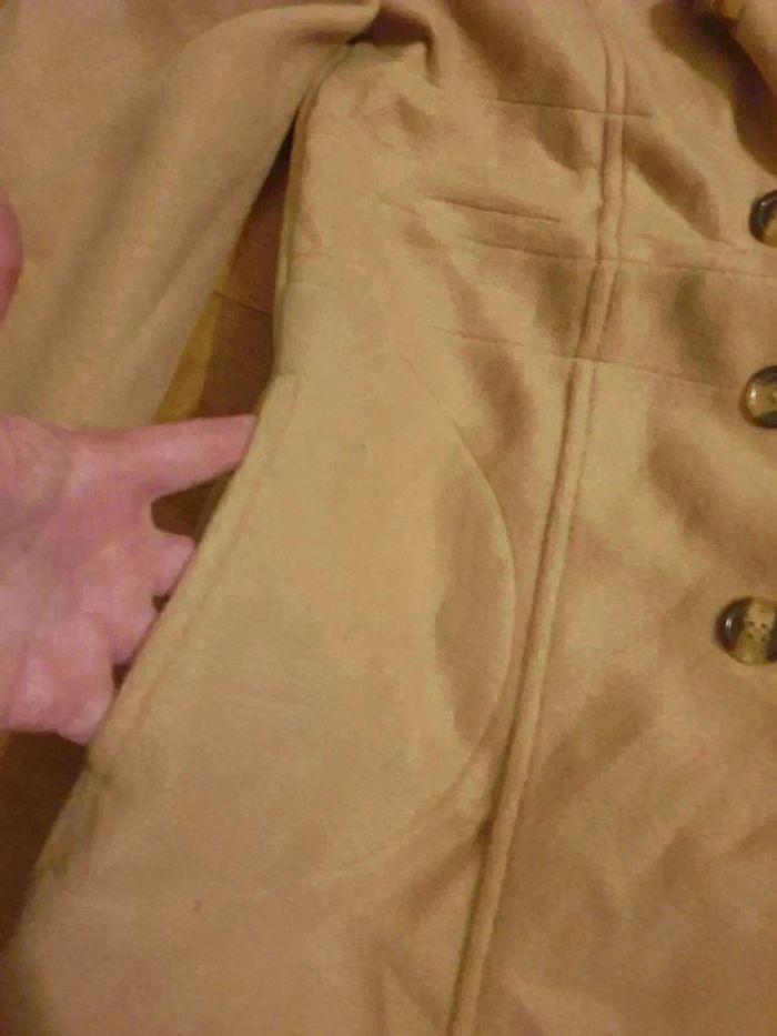 Manteau veste Carla Faustine 46/48 beige - photo numéro 5