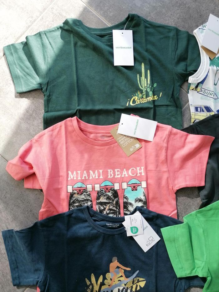 Lot tee shirt/débardeur neuf 5 ans vertbaudet - photo numéro 5