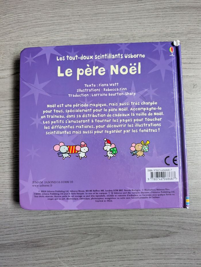 Le père noël, les tout-doux scintillants Usborne - photo numéro 2