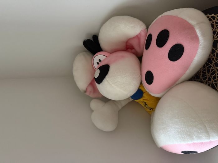 Peluche diddl grand format souris salopette