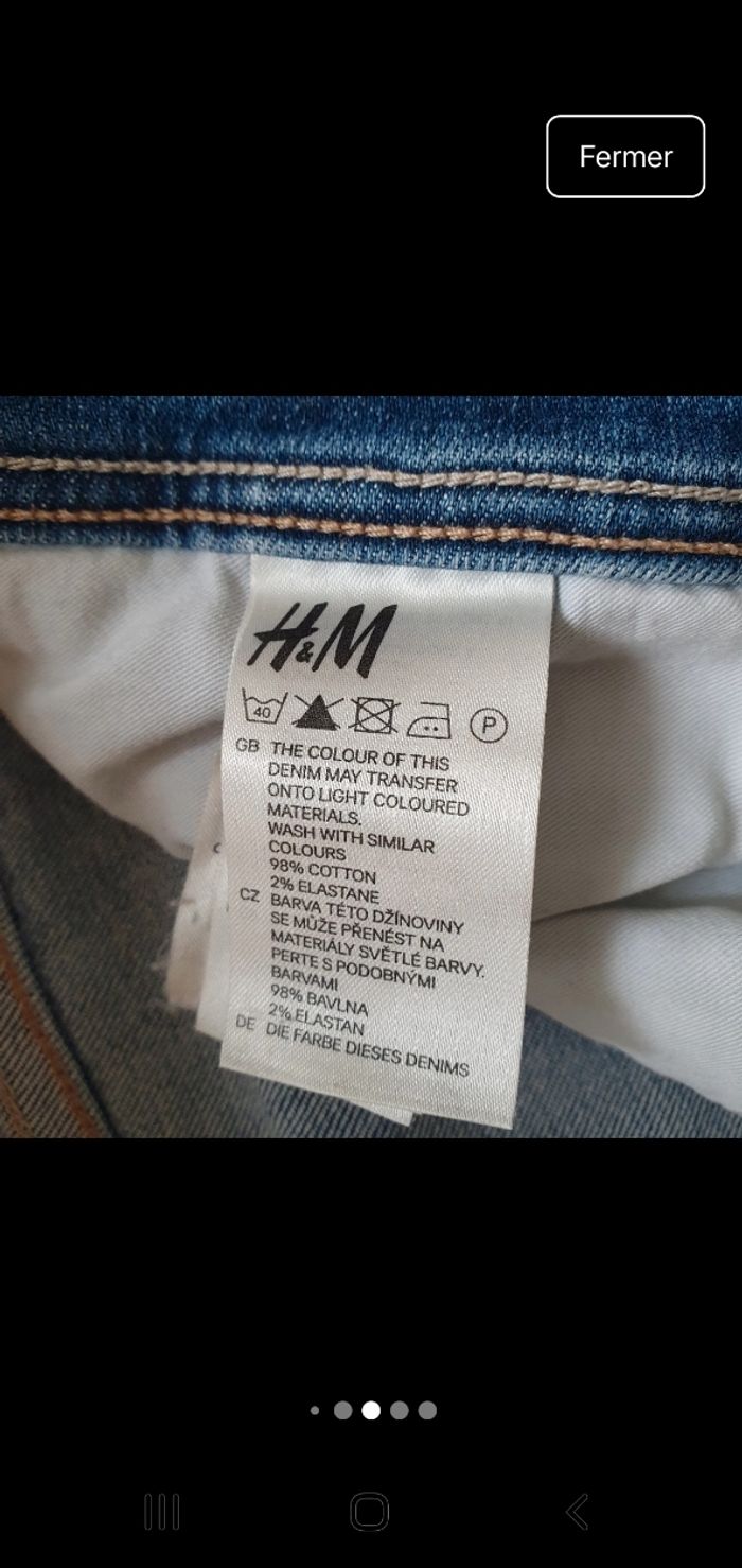 jeans troué femme neuf HM - photo numéro 4