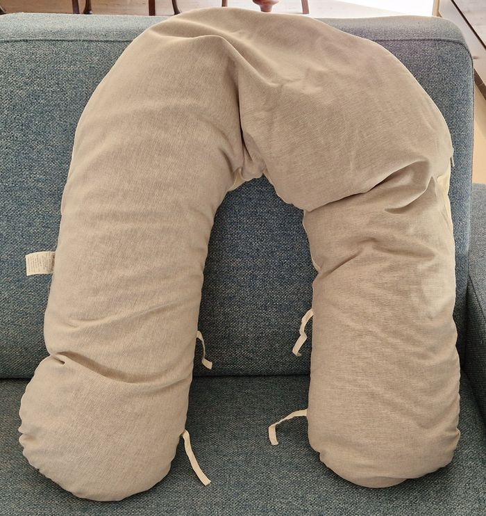 Coussin d'allaitement/de grossesse Modulit Bambou en excellent état - photo numéro 2