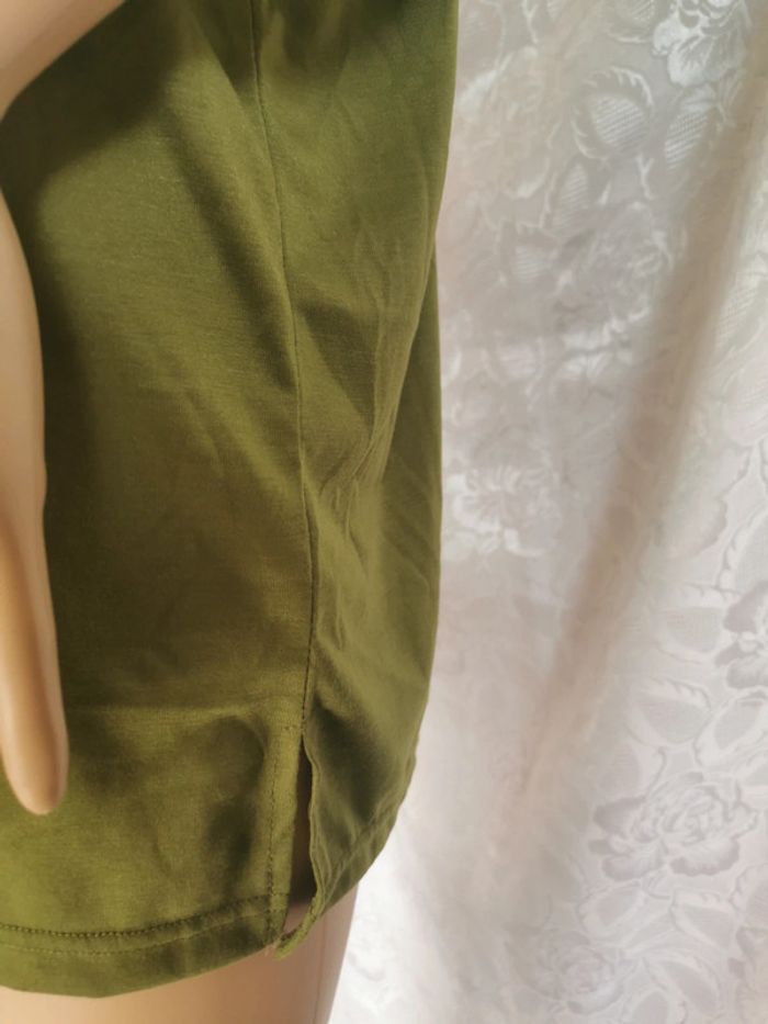 Blouse. Vert olive. Taille 42.Anne Fashion - photo numéro 4