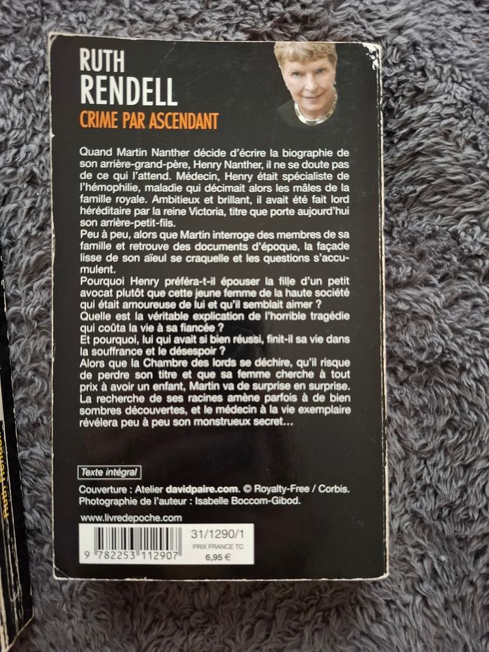 Lot de 3 thrillers de Ruth Rendell en bon état - photo numéro 3