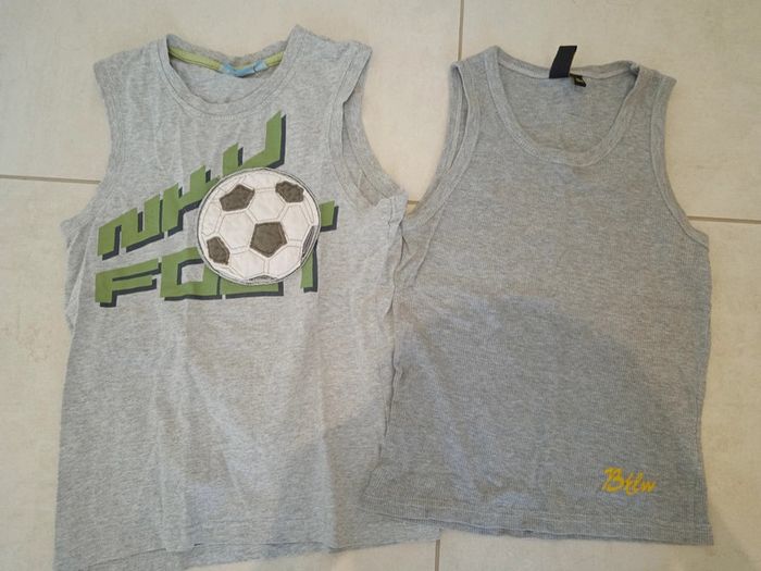 Lot de 2 débardeurs 10 ans