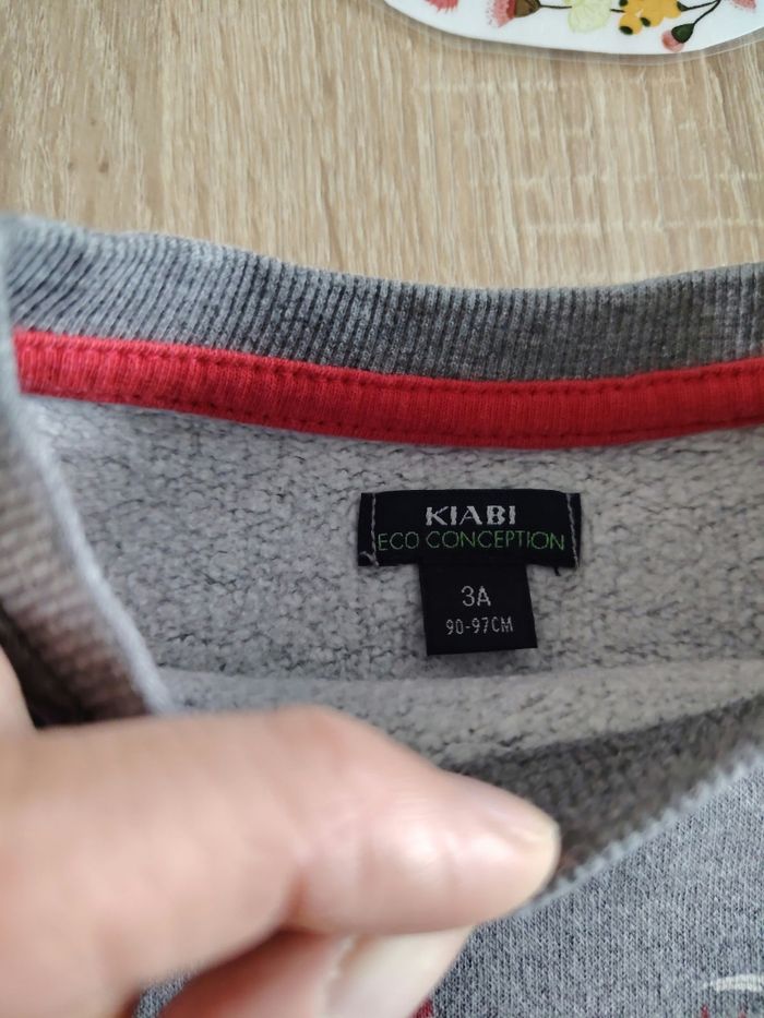 Lot de 3 sweats garçon 3ans Kiabi - photo numéro 6