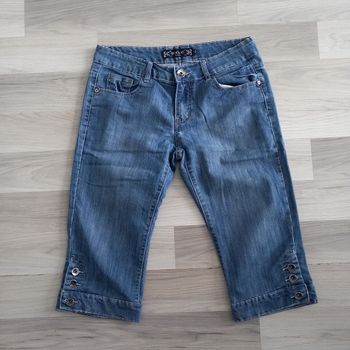 Short en jean femme bleu Dklic jeans taille 40
