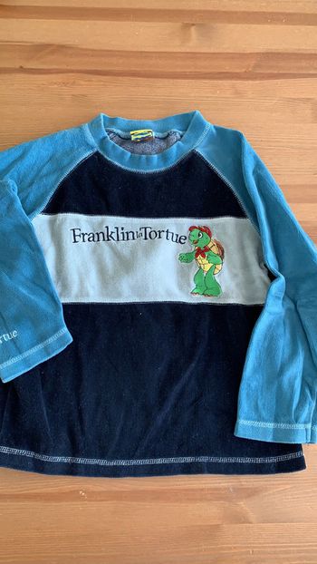 Haut de pyjama 8 ans Franklin la Tortue