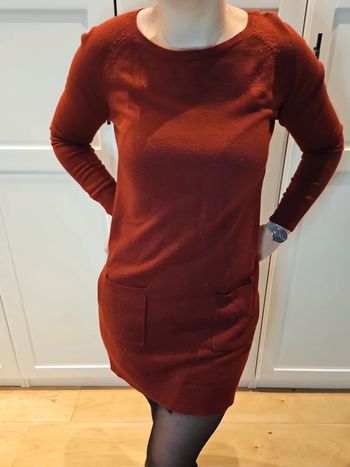 Robe pull bordeaux taille M
