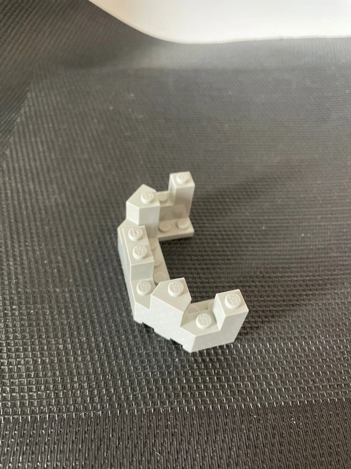 Lego Castle créneaux remparts gris clair 4x8x2 1/3 lego officiel - photo numéro 4