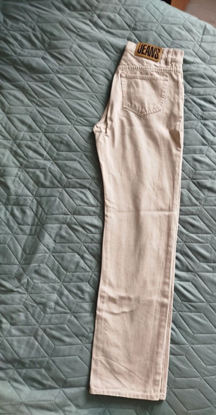Pantalon homme en jean écru taille 36 - photo numéro 8