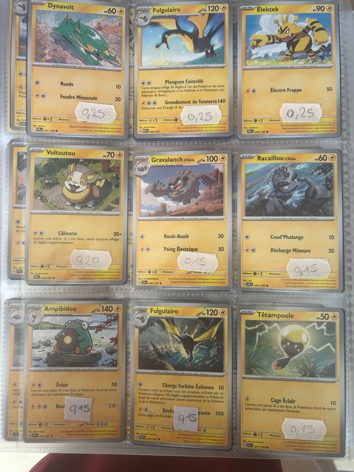 Carte Pokémon type électrique - photo numéro 6