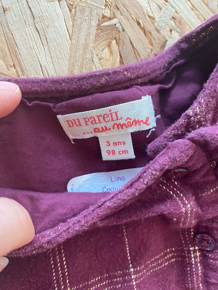 Robe 3 ans Du pareil au même - photo numéro 2