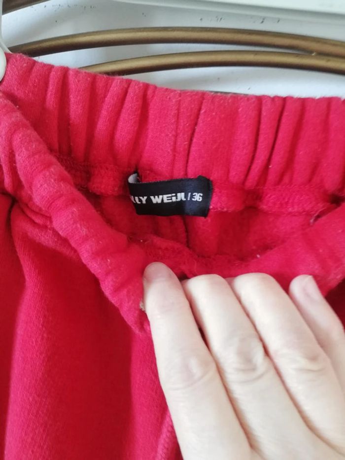 Jogging rouge Tally Weijl T36 - photo numéro 3