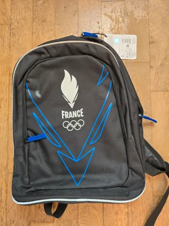 🌟 Sac à dos officiel France JO Paris 2024 noir 🌟