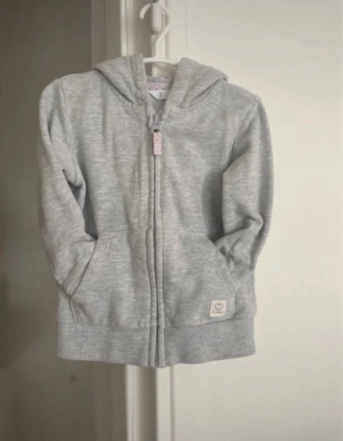 Gilet sweat à capuche mango kids