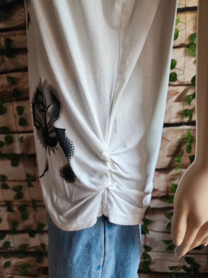 🌸T-shirt MC floral Cc Collection Taille Unique 🌸 - photo numéro 4