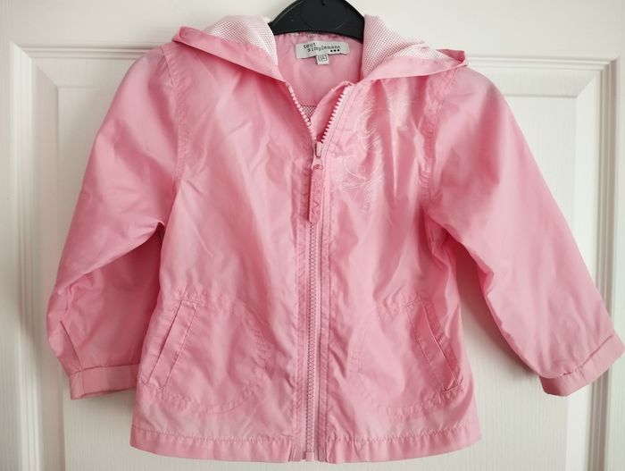 * coupe-vent à capuche rose T3A Tout simplement - photo numéro 2