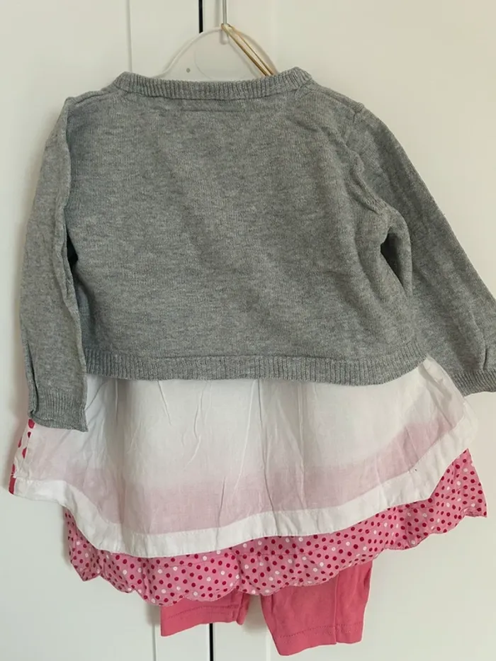 Ensemble robe short et gilet - photo numéro 4