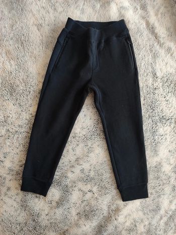 Pantalon de survêtement noir 3/4 ans