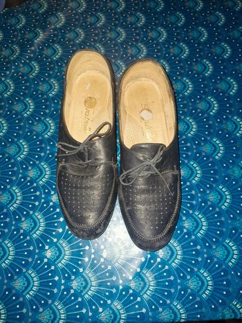 Sandale cuir noir 40