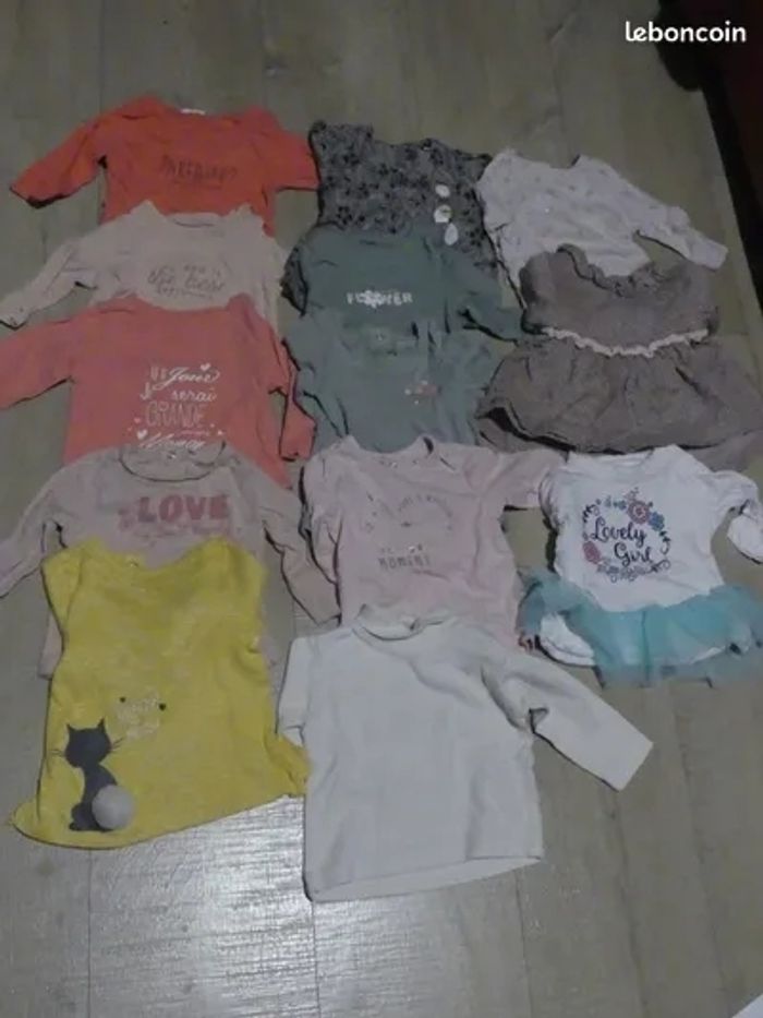 Lot vêtements fille 3mois