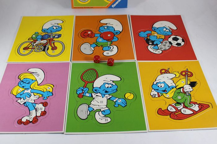 Ravensburger Schtromfons les Schtroumpfs 6 gentils à reconstituer 1983 - photo numéro 3