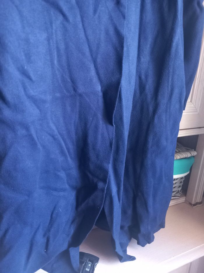 Gilet long bleu marine - photo numéro 2