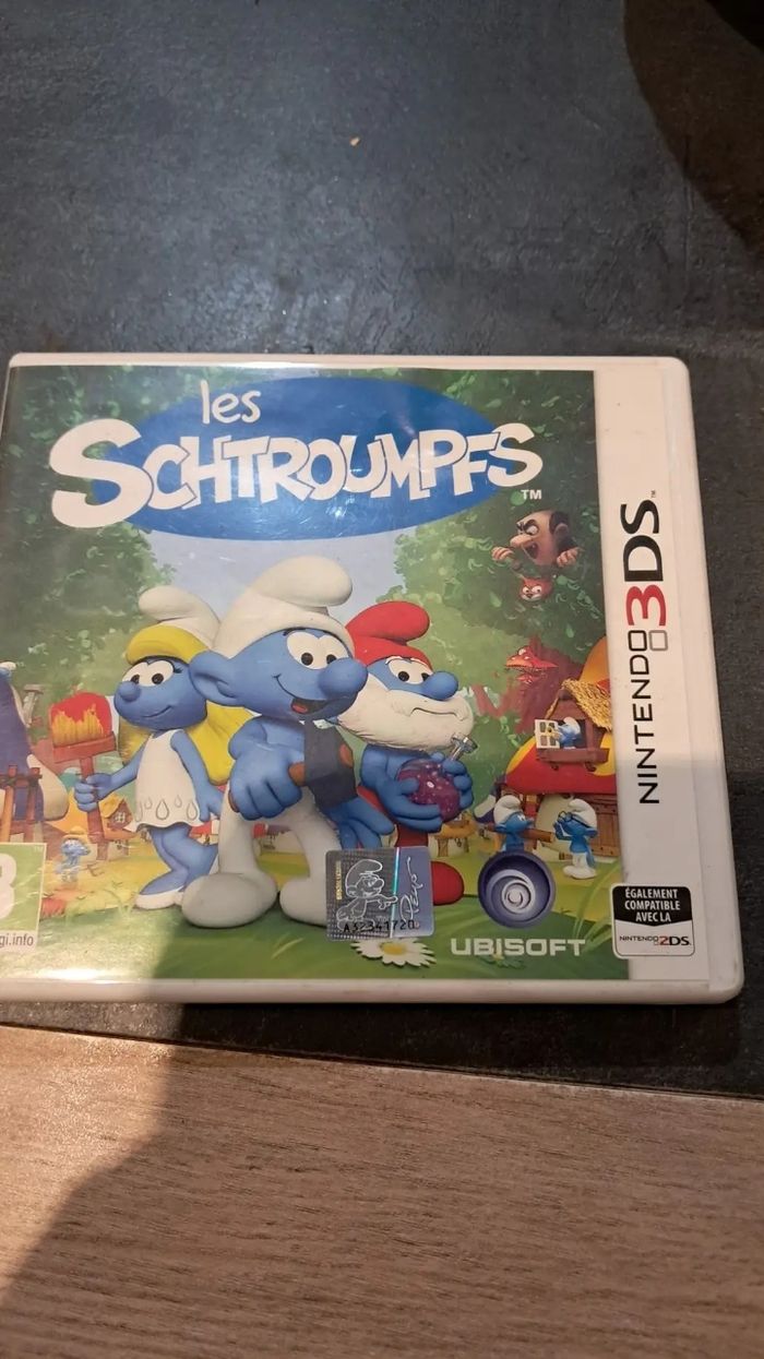 jeux 3ds schtroumpfs