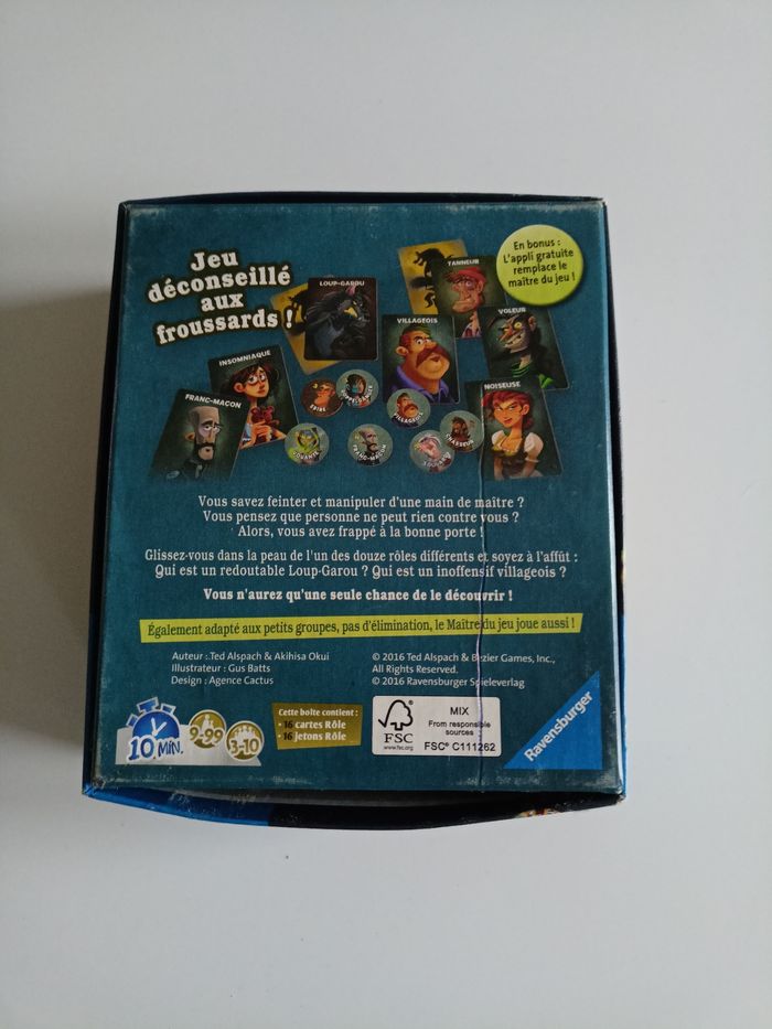 Loup garou pour une nuit ravensburger complet - photo numéro 2