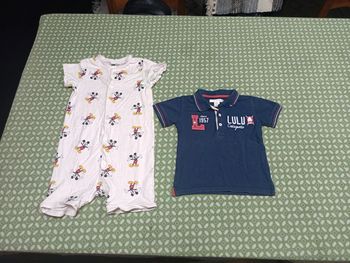 Combinaison légère Mickey et polo lulu castagnette