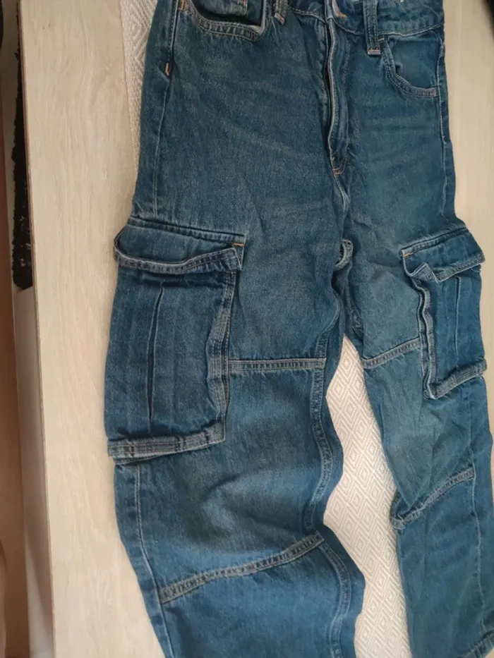 Jean large poche cuisse h&M 11 12 ans - photo numéro 3